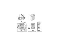 Тумба с раковиной подвесная левая белая 45см Vitra Root арт-69191 — фото 2, Тумбы с раковиной