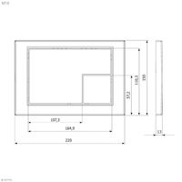 KK-POL SPP/374/WS/K M10 Пластиковая панель смыва для инсталляции, цвет оружейная сталь — фото 2, Панели