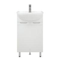 Товар: тумба Омега 50 (Уют/Элегия 50) 2 двери напольная белая без умывальника MFR80001WT - фото 1 тумба Омега 50 (Уют/Элегия 50) 2 двери напольная белая без умывальника MFR80001WT — фото 1, Тумбы под раковину