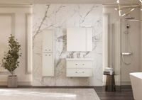 Тумба НЕО-КЛАССИКА 85, 2 ящ., белый камень (под раковину НЕО КЛАССИК 85) 1A286301NCTG0 — фото 7, Тумбы под раковину