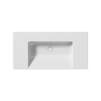 раковина подвесная/встраиваемая NORM 100x50 белый арт-8633111 — фото 1, Раковины подвесные