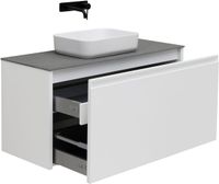 Тумба под раковину Allen Brau Fantasy 120 белый матовый арт-1.11006.WM — фото 4, Тумбы под раковину