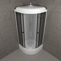 ДК Грэй 90*90 В (7 мест+сифон D50) арт-Щ0000066463 — фото 11, Душевые кабины