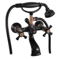 Смеситель Morava retro для душа с душевым комплектом, держатель неподвижный, арт-MK359.5/2CMATSM — фото 1, Смеситель для душа