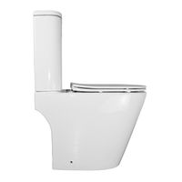 Унитаз-компакт Azario Berton 385х615х805 напольный, безободковый, слив "Торнадо", с быстросъемным сиденьем микролифт арт-AZ-6093 — фото 8, Напольные унитазы