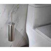 Щетка для туалета настенно-напольная Timo Saona никель арт-13161/13 — фото 1, Ершики для унитаза