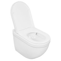 Товар: Унитаз подвесной Azario Fora 520х360х410 безободковый, смыв "Торнадо", в комплекте быстросьемным с сиденьем микролифт арт-AZ-0017-UQ1 - фото 2 Унитаз подвесной Azario Fora 520х360х410 безободковый, смыв "Торнадо", в комплекте быстросьемным с сиденьем микролифт арт-AZ-0017-UQ1 — фото 2, Подвесные унитазы