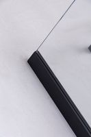 Душевое ограждение Niagara Nova NG-6813-08ВLACK (90х90х195) квадрат,черный,двери распашные,стекло прозрачное,1 место 681308111BLACK — фото 4, Квадратные душевые уголки
