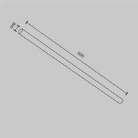 Комплектующие для систем освещения с токоведущими элементами Technical арт-CA001-L500-B — фото 7, Комплектующие для освещения