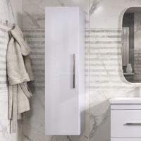 Шкаф-пенал VIGO Land 40 подвесной белый (022) — фото 2, Шкафы для ванной