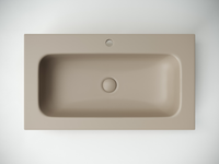 Раковина накладная Grace прямоугольная, с отверстием под смеситель, 810*457*137 мм, цвет капучино матовый, арт. арт-CN7012MC — фото 2, Раковины накладные