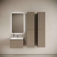 Товар: Тумба подвесная SANCOS Code 590х453х400, c одним ящиком оснащенным доводчиками, цвет серо- бежевый , арт. CD60GB - фото 4 Тумба подвесная SANCOS Code 590х453х400, c одним ящиком оснащенным доводчиками, цвет серо- бежевый , арт. CD60GB — фото 4, Комоды и тумбы для ванной комнаты