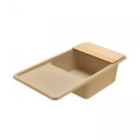 Мойка для кухни Беллис 97 970x510x250 мм, прямоуг., латте арт-1A725132BS260 — фото 8, Кухонные мойки