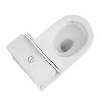 Унитаз-моноблок AZARIO Nimbus 360x680х813 безободковый, система слива "скрытое торнадо", в комплекте с быстросъемным сиденьем микролифт арт-AZ-6080-AP — фото 4, Напольные унитазы