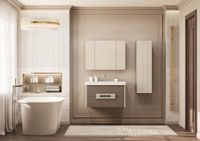 Товар: Зеркальный шкаф АР-ДЕКО 85, кашемир 1A280602DD6E0 - фото 4 Зеркальный шкаф АР-ДЕКО 85, кашемир 1A280602DD6E0 — фото 4, Зеркальные шкафы в ванную