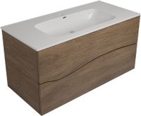 Тумба под раковину Allen Brau Glority 100 1.35002.NW дуб антик — фото 1, Тумбы под раковину