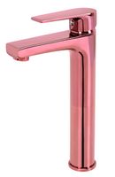 CREAVIT Cмеситель для раковины SHARP РОЗОВОЕ ЗОЛОТО с донным клапаном SR6500C — фото 1, Смесители для раковины