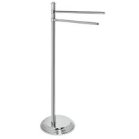 Стойка COLOMBO DESIGN HERMITAGE B3338 с полотенцедержателем цвет хром — фото 2, Душевые стойки