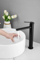 Товар: Смеситель для раковины высокий BELZ , черный арт-B11813-7 - фото 4 Смеситель для раковины высокий BELZ , черный арт-B11813-7 — фото 4, Смесители для раковины