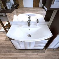 Товар: Комплект мебели для ванной Бриклаер БАЛИ 85RV, венге/белый - фото 7 Комплект мебели для ванной Бриклаер БАЛИ 85RV, венге/белый — фото 7, Комплекты мебели для ванной