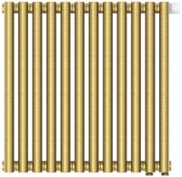 Отопительный радиатор Сунержа Эстет-00 EU50 500х540 12 секций Состаренная латунь арт-051-0322-5012 — фото 5, Радиаторы отопления