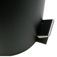 GIFORTES Ведро д/мусора 5 литров круглое, с крышкой SOFT CLOSE, черный матовый 32672 — фото 7, Мусорные ведра