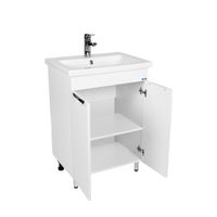 Товар: Тумба под раковину VIANT ЛИМА 60 напольная белый (VLIM60CO-T2ST) - фото 1 Тумба под раковину VIANT ЛИМА 60 напольная белый (VLIM60CO-T2ST) — фото 1, Тумбы под раковину