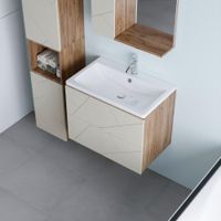 Товар: Тумба под раковину подвесная Бриклаер КРИСТАЛЛ латте, 70 см 4627125416934 - фото 6 Тумба под раковину подвесная Бриклаер КРИСТАЛЛ латте, 70 см 4627125416934 — фото 6, Тумбы с раковиной