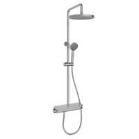 Товар: Душевая стойка Sancos Teo c термостатом, встроенным изливом, полкой и с регулировкой по высоте штанги, цвет хром, арт. SC11002CH - фото 1 Душевая стойка Sancos Teo c термостатом, встроенным изливом, полкой и с регулировкой по высоте штанги, цвет хром, арт. SC11002CH — фото 1, Душевые стойки