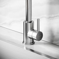Смеситель для кухни из нержавеющей стали Sancos Stainless, с поворотным R изливом, арт арт-SC12001SS — фото 7, Смесители для кухни