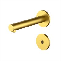 Смеситель для раковины встроенный, сенсорный Timo Saona 2373/20SM золото шлифованное — фото 1, Смесители для раковины