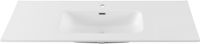 Раковина Aquanet Flat 120 белая матовая арт-00330427 — фото 4, Раковины встраиваемые сверху