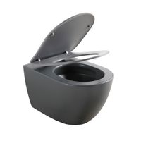 Унитаз подвесной Veconi Ento арт-VEN-52TGr — фото 2, Подвесные унитазы