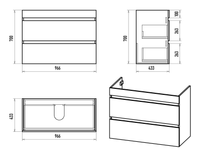 Тумба под раковину арт-П-Мир-01100-012Я — фото 5, Тумбы под раковину
