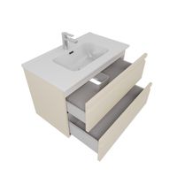 Товар: AQ77080-LC Комплект мебели:Тумба 80см ВЕГА с раковиной AQ0480-00, 2 ящика, цвет капучино светлый - фото 2 AQ77080-LC Комплект мебели:Тумба 80см ВЕГА с раковиной AQ0480-00, 2 ящика, цвет капучино светлый — фото 2, Тумбы с раковиной