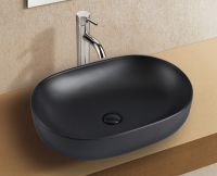 Раковина Azario накладная 600х415х135 матовая тёмно-серая арт-AZ-2196MDH — фото 1, Раковины накладные