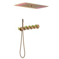 Душевая система встроенная с термостатом Timo Saona розовое золото арт-SX-2319/19SM — фото 4, Встраиваемые душевые комплекты