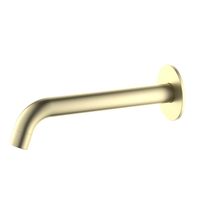 AQ1341BG ЕВРОПА излив для ванны 180 мм, шлиф. золото — фото 1, Изливы