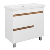 Тумба напольная с умывальником SYDNEY 80 /1дв+2ящ/ AQUA DE MARCO 5080WCSYD — фото 3, Тумбы с раковиной