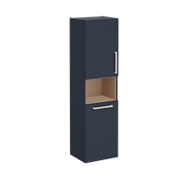 Товар: Root Пенал 40 см с корзиной для белья матовый темно-синий левый VITRA арт-68008 - фото 3 Root Пенал 40 см с корзиной для белья матовый темно-синий левый VITRA арт-68008 — фото 3, Пеналы для ванной комнаты