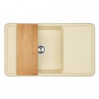 Мойка для кухни Беллис 87 870x510x250 мм, прямоуг., шампань арт-1A724832BS290 — фото 5, Кухонные мойки