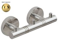 Вешалка Вешалка настенная Сунержа Каньон - 3 крючка / L 142 Золото арт-03-3000-1003 — фото 1, Крючки для полотенец