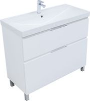 Товар: Тумба под раковину Aquanet Алвита New 100 напольная, белый матовый 00344135 - фото 11 Тумба под раковину Aquanet Алвита New 100 напольная, белый матовый 00344135 — фото 11, Тумбы под раковину