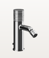 Смеситель для биде, Gessi, Habito, TRAME, тип открывания воды-однорычажный, отверстия для монтажа-1, высота, мм-177, вынос излива, мм-111, материал ручки-металл, цвет ручки-в цвет смесителя, донный клапан-есть, с соединительными шлангами, тип подводки-гибкая, стандарт подвода воды-3/8", цвет-хром арт-70307.031 — фото 2, Смесители для биде