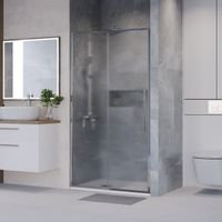 Товар: Дверь в нишу Niagara Nova NG-65-14CH (140х195) хром,стекло шиншилла,дверь раздвижная,1 место - фото 3 Дверь в нишу Niagara Nova NG-65-14CH (140х195) хром,стекло шиншилла,дверь раздвижная,1 место — фото 3, Раздвижные душевые двери