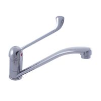 MS605.5 смеситель для умывальника с удлиненной ручкой — фото 1, Смесители для раковины