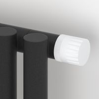 Отопительный радиатор Сунержа Эстет-1 EU50 правый 1200х180 4 секции Тёмный титан муар арт-15-0311-1204 — фото 2, Радиаторы отопления