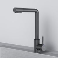 F85B05022 X-Joy S, смеситель для кухни с L-изливом, черный — фото 5, Смесители для кухни