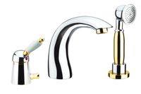 Товар: Смеситель на борт ванны Fiore IMPERIAL 83CO5105, хром/золото - фото 1 Смеситель на борт ванны Fiore IMPERIAL 83CO5105, хром/золото — фото 1, Смесители на борт ванны