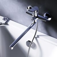 X-Joy, смеситель д/ванны/душа, излив 325 мм, хром арт-F85A90200 — фото 8, Смеситель для ванны